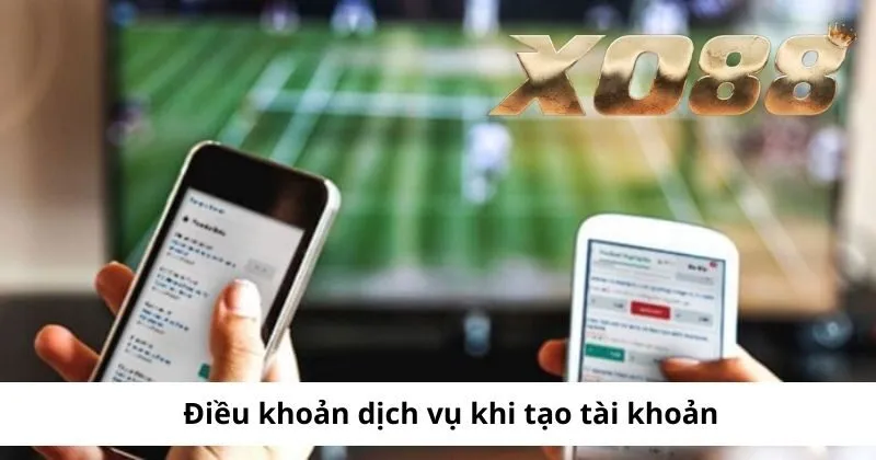 Điều khoản khi người dùng tạo tài khoản